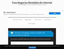 Tablet Screenshot of creandonegocios.com